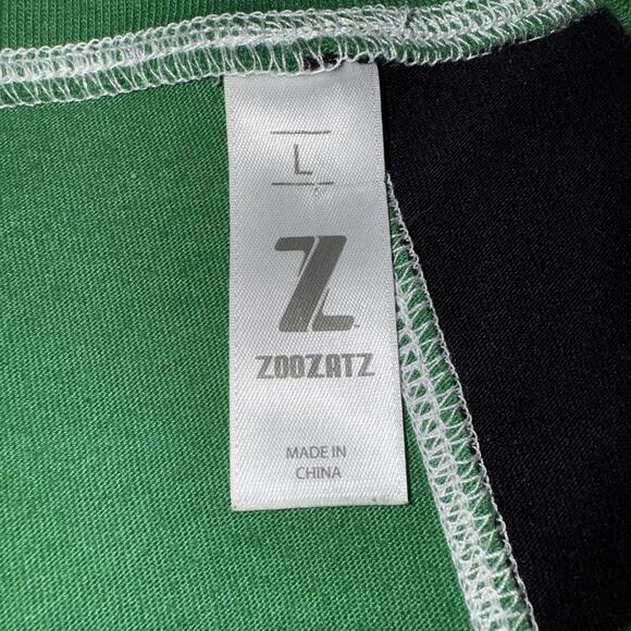 University Of Oregon Crop Top LG T-Shirt Boxy Fit Green Ducks 90s Short Baby Tee - Picture 5 of 6